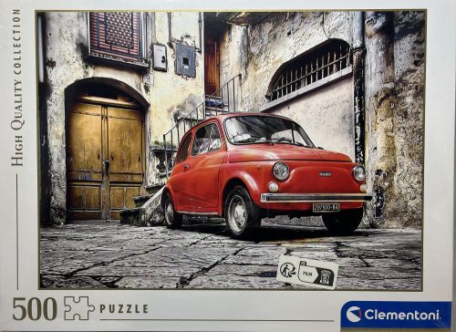 Puzzle Clementoni 500 db-os 49x36cm 500-as Fiat 