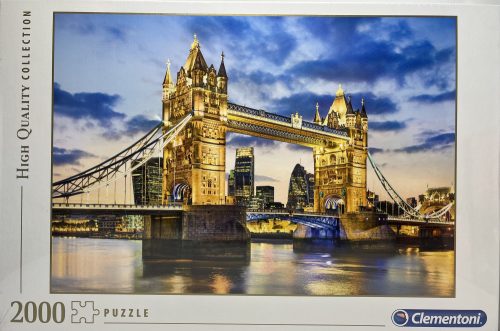Puzzle Clementoni 2000db-os  97,5 x 66,8 cm Tower Bridge at dusk