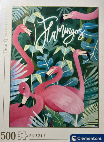 Puzzle Clementoni 500db-os  36x49cm Flamingos