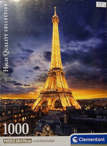 Puzzle Clementoni 1000db 50x70 Eiffel Torony