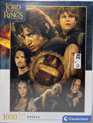Puzzle Clementoni 1000db-os  70 x 50 cm The Lord of the Rings Gyűrű középen 