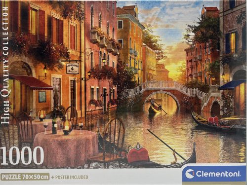 Puzzle Clementoni 1000db-os  70 x 50 cm Velence