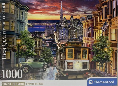 Puzzle Clementoni 1000db-os  70 x 50 cm San Francisco