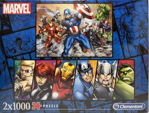 Puzzle Clementoni 2x1000db-os   Avengers 