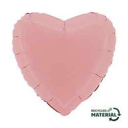 18 inch-es Grabo Matte Pink - Matt Pink Szív Fólia Lufi