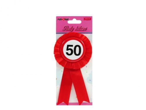 Party kitűző 50-es évszámos 8,5x17cm