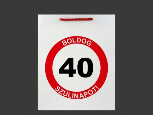 Ajándéktasak Boldog 40. Szülinapot Nagy