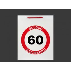 Ajándéktasak Boldog 60. Születésnapot nagy 