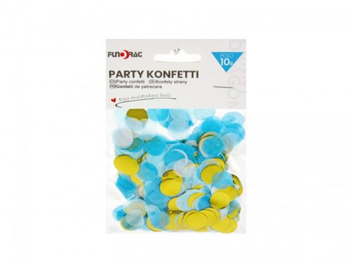 Party konfetti kék, fiús