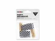 Party dekoráció kockás 24db 6,5cm