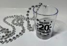 Party Pohár Nyaklánc Világítós Boldog Szülinapot! "20"