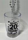 Party Pohár Nyaklánc Világítós Boldog Szülinapot! "20"