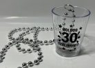 Party Pohár Nyaklánc Világítós Boldog Szülinapot! "30"