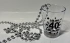 Party Pohár Nyaklánc Világítós Boldog Szülinapot! "40"