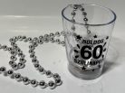Party Pohár Nyaklánc Világítós Boldog Szülinapot! "60"