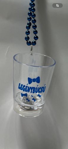 Party Pohár Nyaklánc Világítós Legénybúcsú