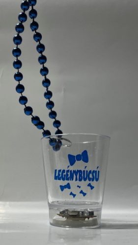 Party Pohár Nyaklánc Világítós Legénybúcsú