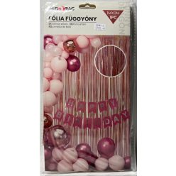 Fólia függöny Rosegold 