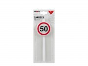 Sebességkorlátozó számgyertya 50