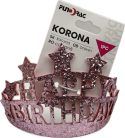 Korona Happy Birthday csillagos