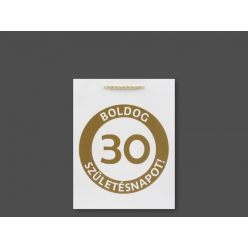 Ajándéktasak Boldog 30. Születésnapot közép