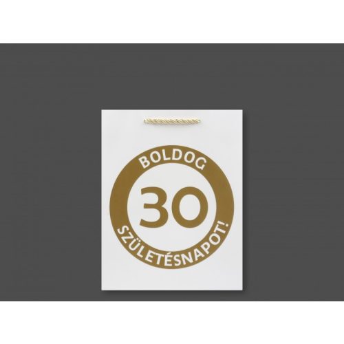 Ajándéktasak Boldog 30. Születésnapot közép