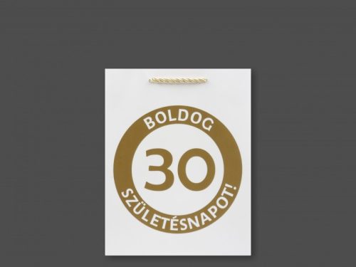 Ajándéktasak Boldog 30. Születésnapot közép
