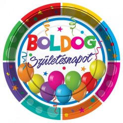 PARTI TÁNYÉR, "BOLDOG SZÜLETÉSNAPOT",-LUFIS