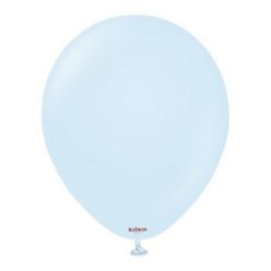 12 inch-es Macaron Baby Blue - Babakék Kerek Lufi