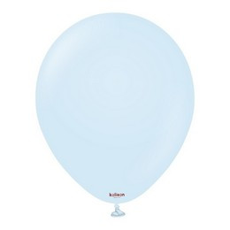 5 inch-es Macaron Baby Blue - Babakék Kerek Lufi