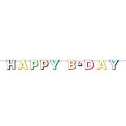 Happy Birthday Feliratú Szülinapi Girland