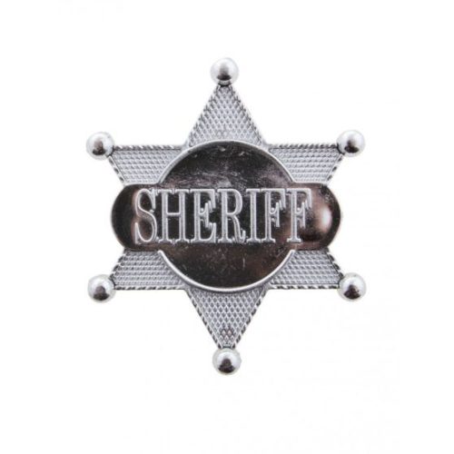 SERIFF CSILLAG KITŰZŐ / JELVÉNY 6 cm