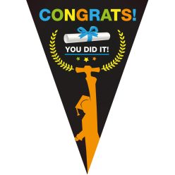   BALLAGÁSI ZÁSZLÓFÜZÉR CONGRATS FELIRATTAL Hosszúság (m) 6 m