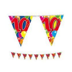 10-es Számos Szülinapi Zászlófüzér - 10 m