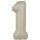 34 inch-es 1 Matt Krémfehér - Creamy Latte Számos Super Shape Fólia Lufi
