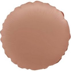   18 inch-es Púderrózsaszín - Vintage Rose Kerek Fólia Lufi