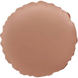 18 inch-es Púderrózsaszín - Vintage Rose Kerek Fólia Lufi