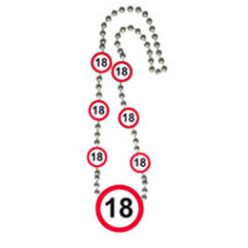   18-as Sebességkorlátozó Számos Szülinapi Parti Nyaklánc