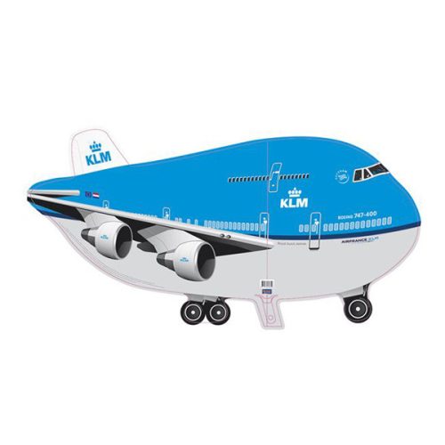 KLM Repülőgép Super Shape Fólia Lufi