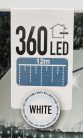 Égő Ledes 360led 12m jégcsap hideg fehér 220V IP44 