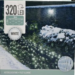 Égő Ledes 320led 3m*1,5m háló  hideg fehér 220V IP44