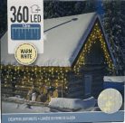 Égő Ledes 360led 12m jégcsap meleg fehér 220V IP44 