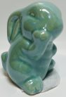 Nyuszi figura kerámia 6cm