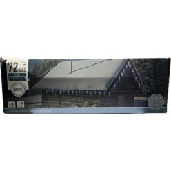   Jégcsap 72 led hideg fehér, 8 funkció, időzítő  6,9m (20/30cm jégcsapok 9db)