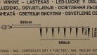 Jégcsap 72 led meleg fehér, 8 funkció, időzítő  6,9m (20/30cm jégcsapok 9db)