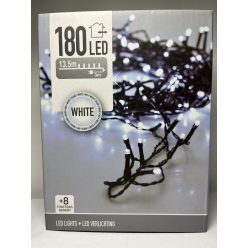 Égő Ledes 180led 13,5m  hideg fehér 220V IP44 8 funkció