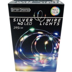 Égő Ledes 40led 195cm szines elemes