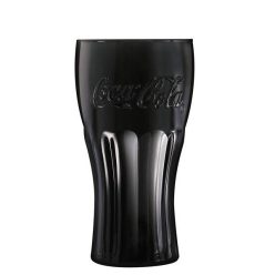 COCA-COLA üdítős pohár 37cl MIRROR BLACK
