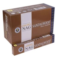 GOLDEN Füstölő 15g  Nag Sandalwood