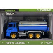 Teherautó Lendkerekes Kék Cleaning